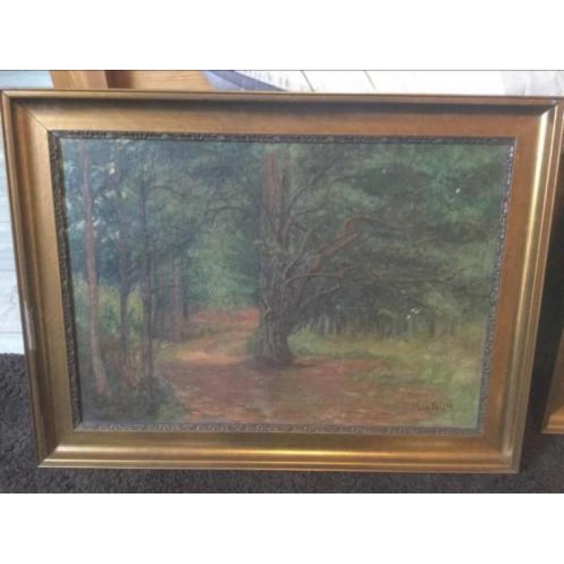 Aniek schilderij van " Ch vd Schraft "