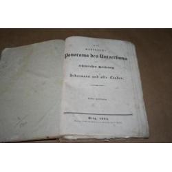 Panorama des Universums - 1e jaargang 1834 met gravures !!