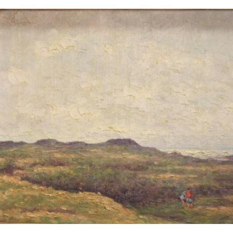 doek, 39 49, landschap, ges, W. Markestein (=Aris Knikker)