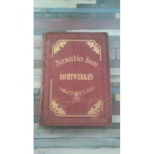 1876 groot dichtboek Bernard ter Haar.