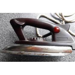 Antiek sixties Philips droog strijkijzer .