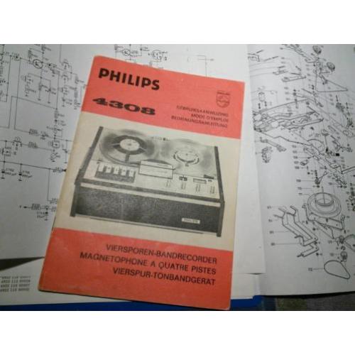 Philips 4308 Gebruiksaanwijzing en service manual