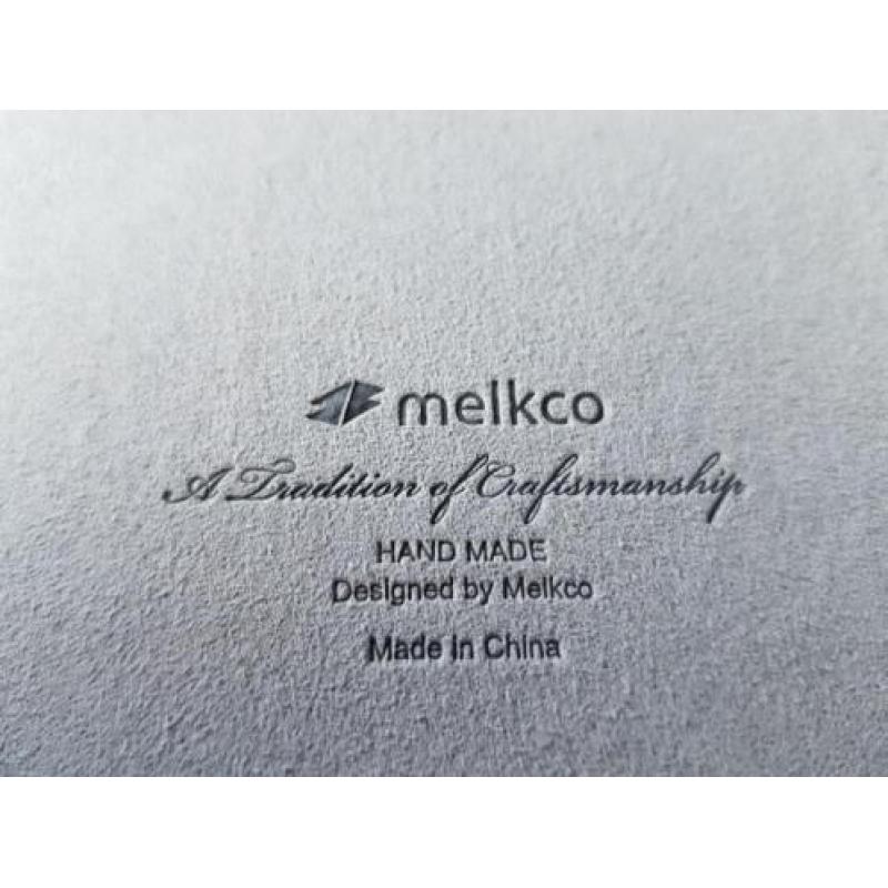 Melkco lederen Ipad cover - zwart