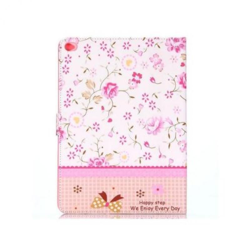 iPad Air 2 - hoes, cover, case - PU leder - cute pink