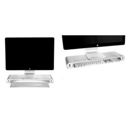 Quirky spacebar monitor stand voor iMac