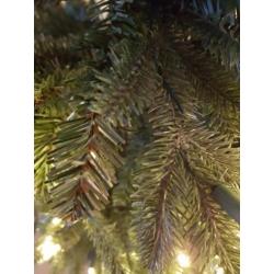 1 jaar oude kerstboom met 280 warme LED lampen 185cm hoog