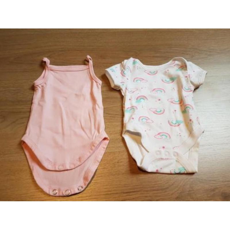 Romper 2 stuks maat 50/56