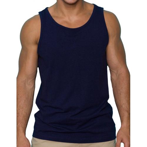 Zijden Onderhemd Heren Kokon Zwo, Kleur Donkerblauw, Maat Extra Large
